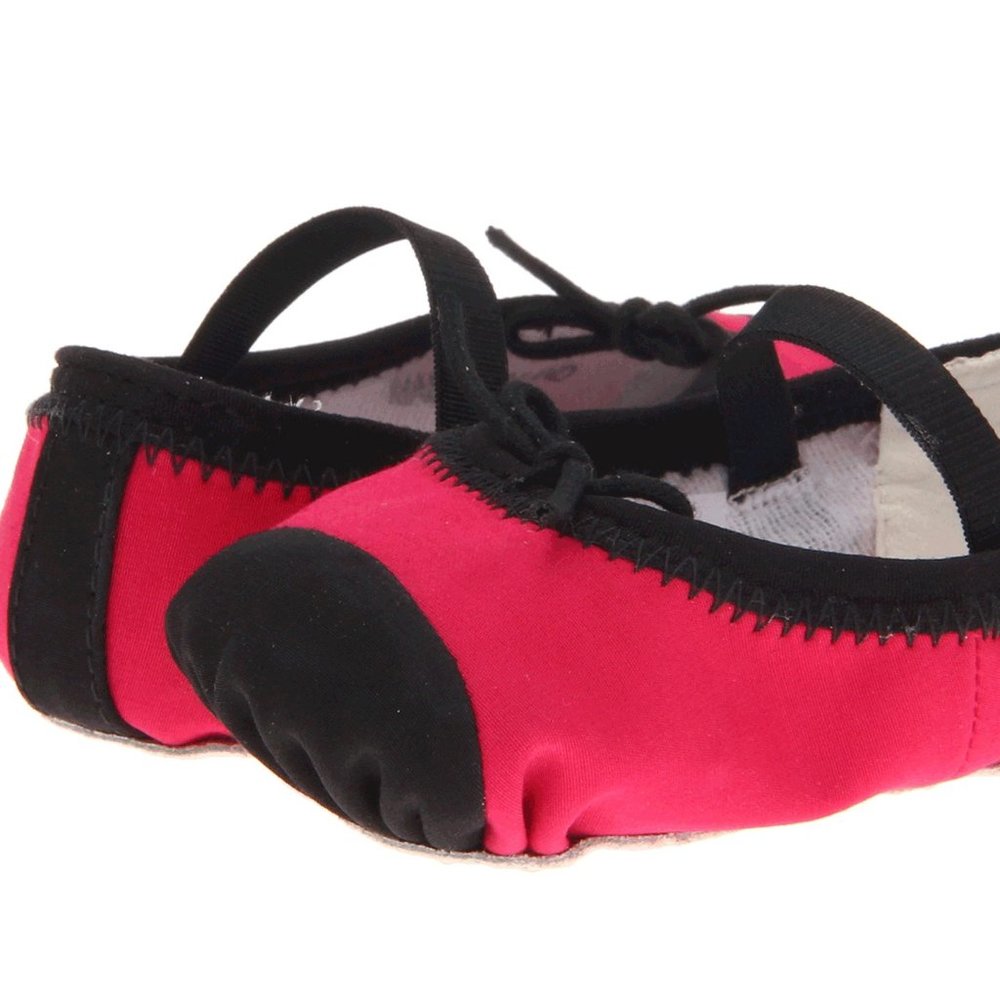 Bloch Kids Baby Infant Girl  Pink Black Crib Shoes